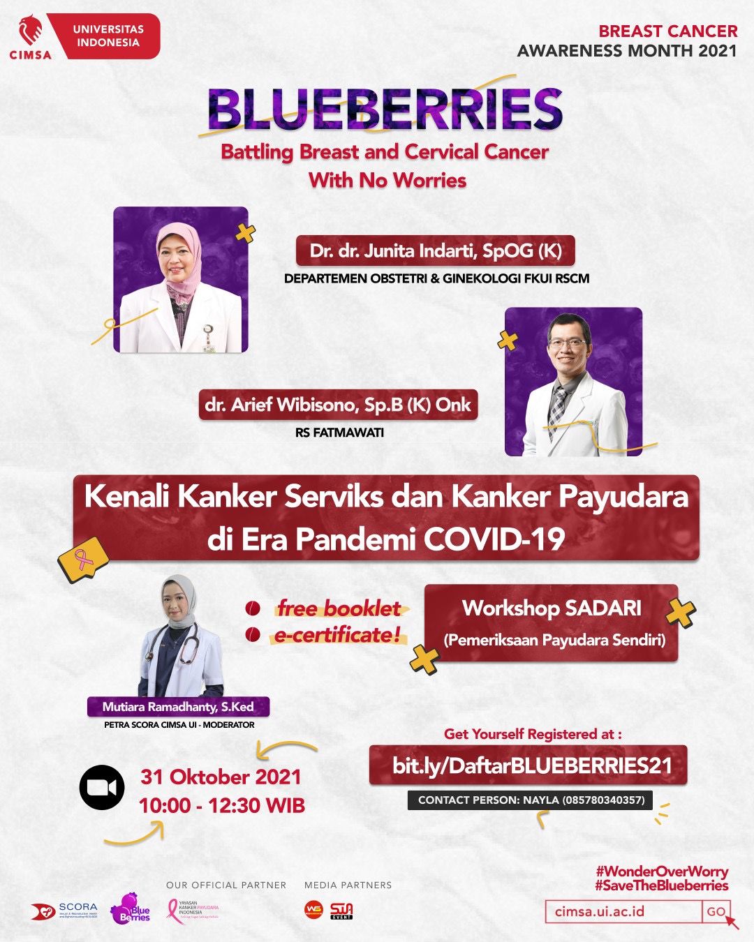 Kenali Kanker Serviks dan Kanker Payudara di era Pandemi Covid-19