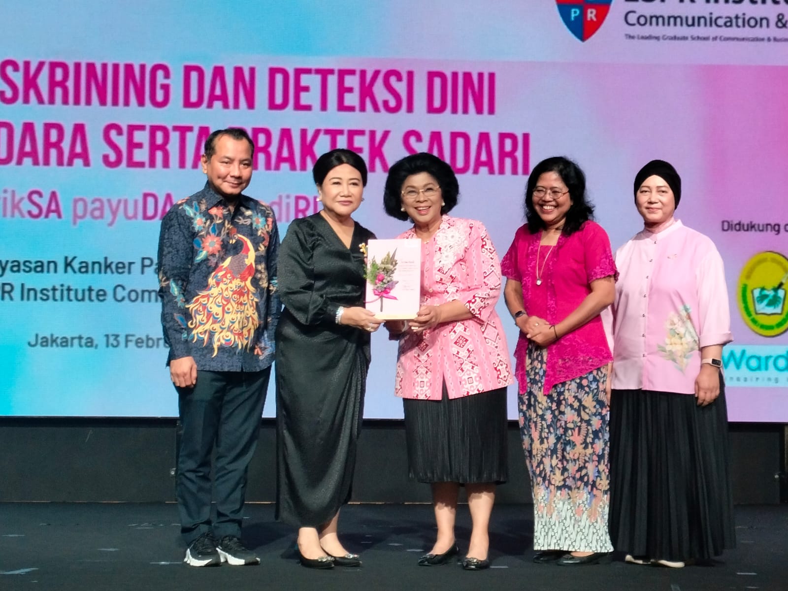 Sosialisasi Deteksi Dini Kanker Payudara serta Praktek SADARI bersama LSPR Institute of Communication & Business