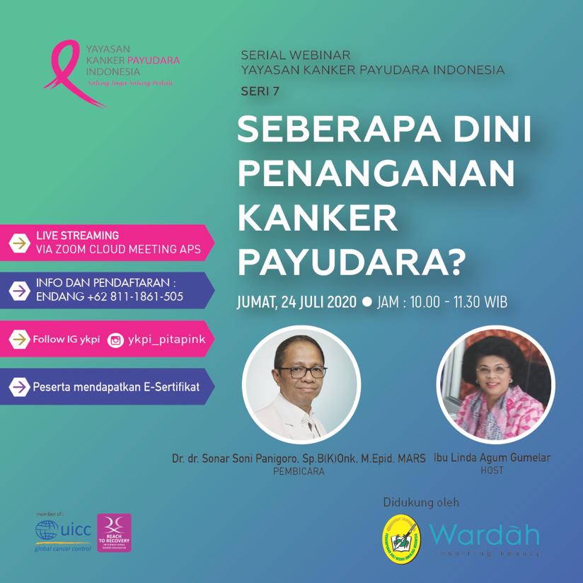Serial Webinar Kanker Payudara: Seberapa Dini Penanganan Kanker Payudara?