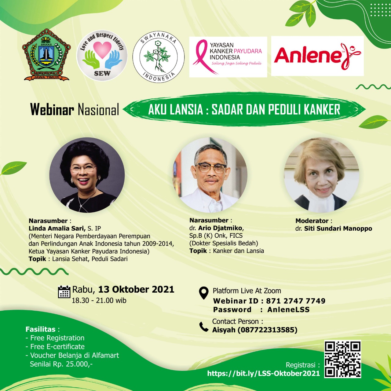 Webinar Aku Lansia: Sadar dan Peduli Kanker