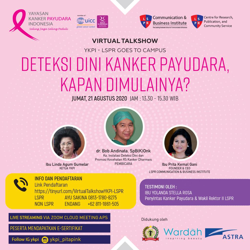 Virtual Talkshow: Deteksi Dini Kanker Payudara, Kapan Dimulainya?