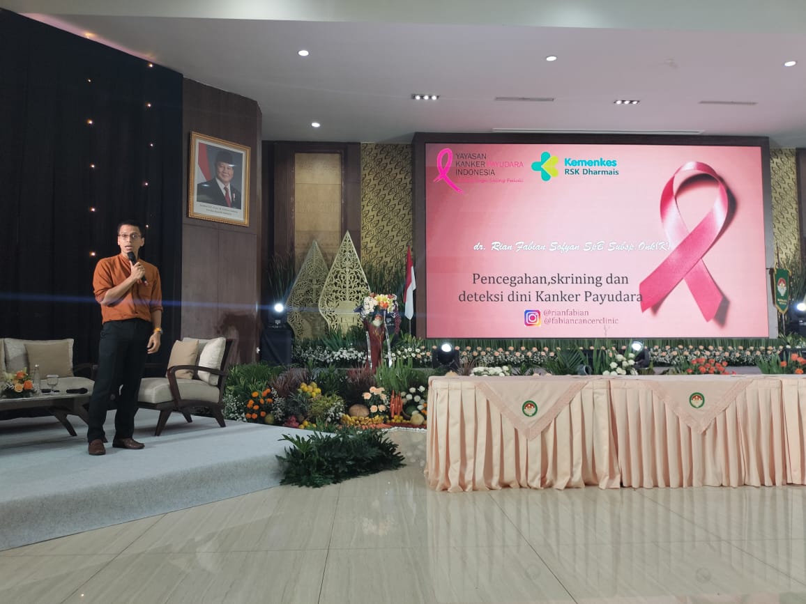 YKPI Sambangi Dharma Wanita Persatuan (DWP) BIN untuk Sosialisasi Deteksi Dini Kanker Payudara