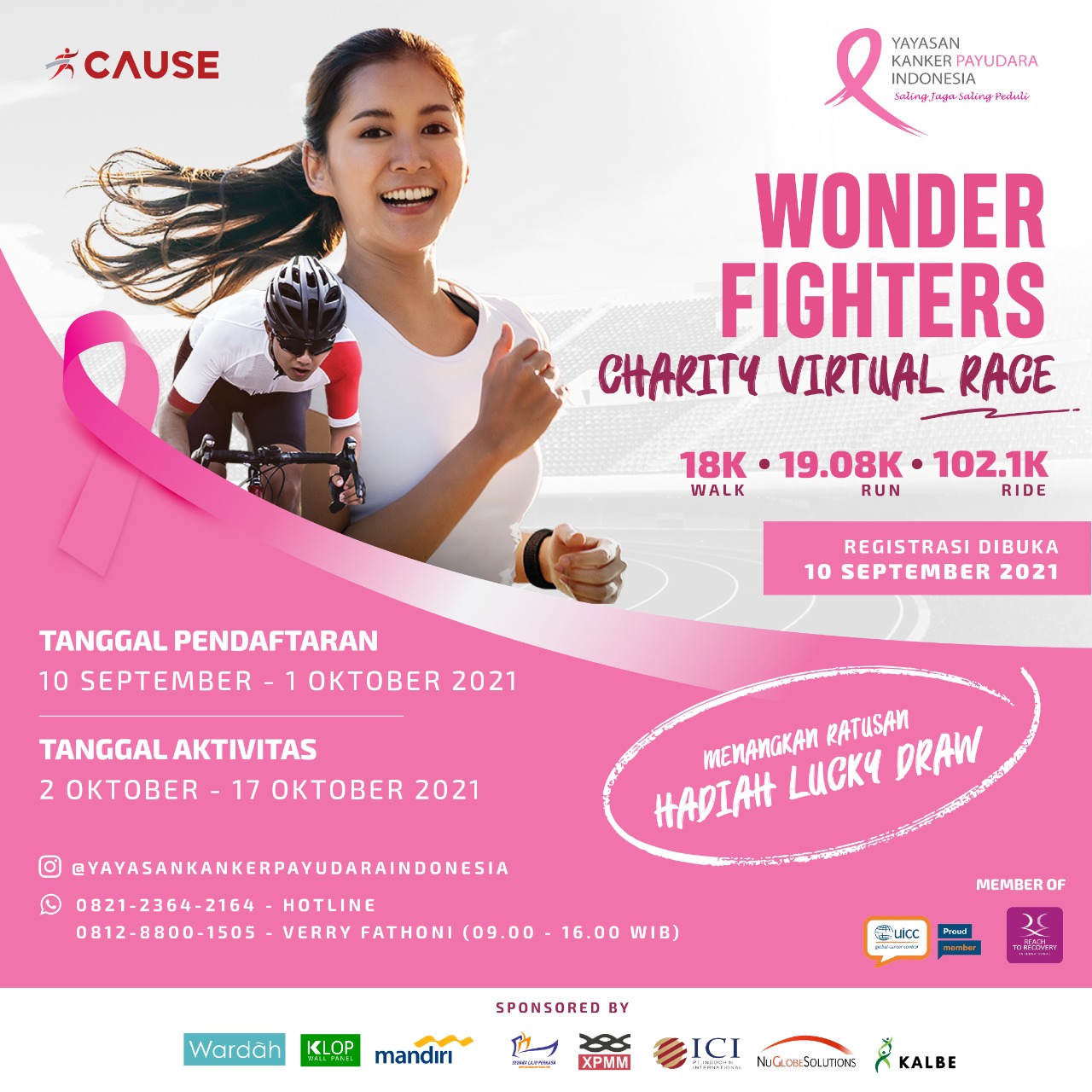 Charity Virtual Race: Wonder Fighters 