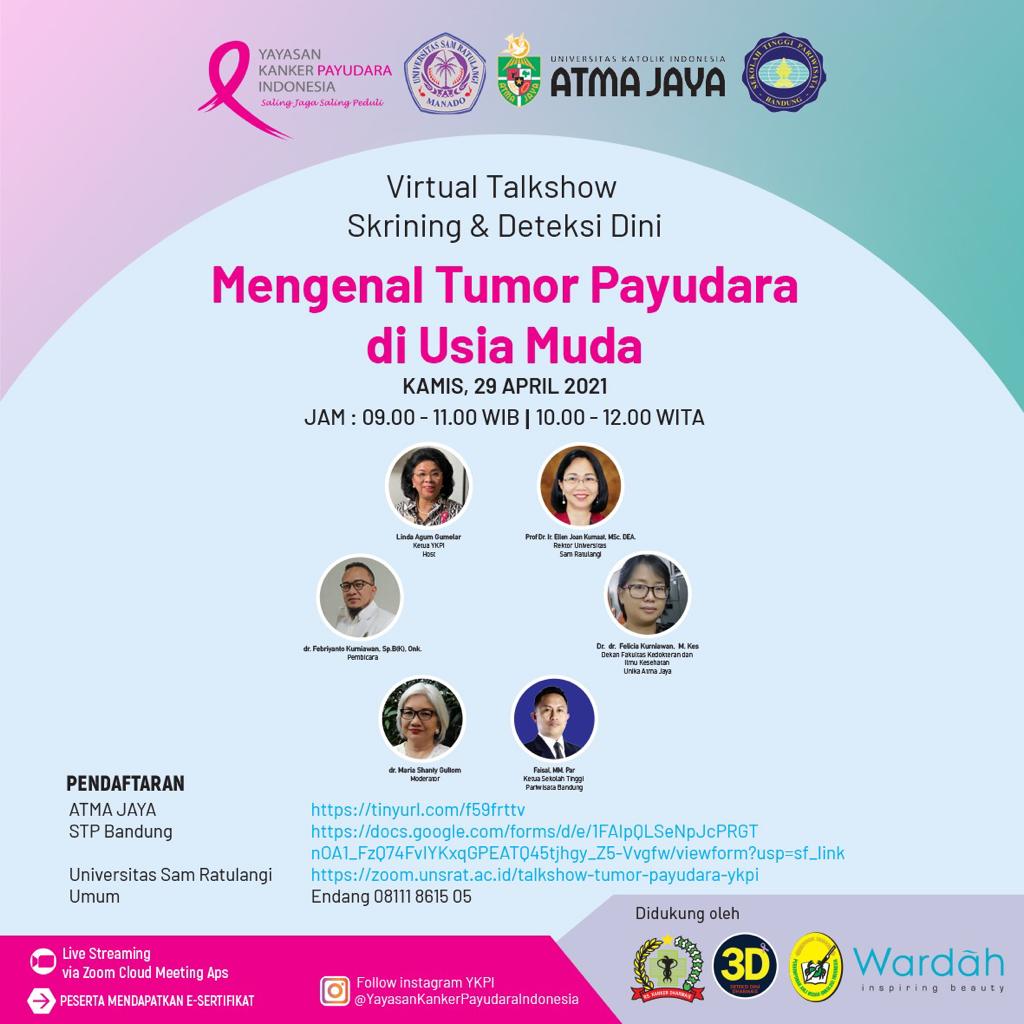 Virtual Talkshow: Mengenal Tumor Payudara di Usia Muda