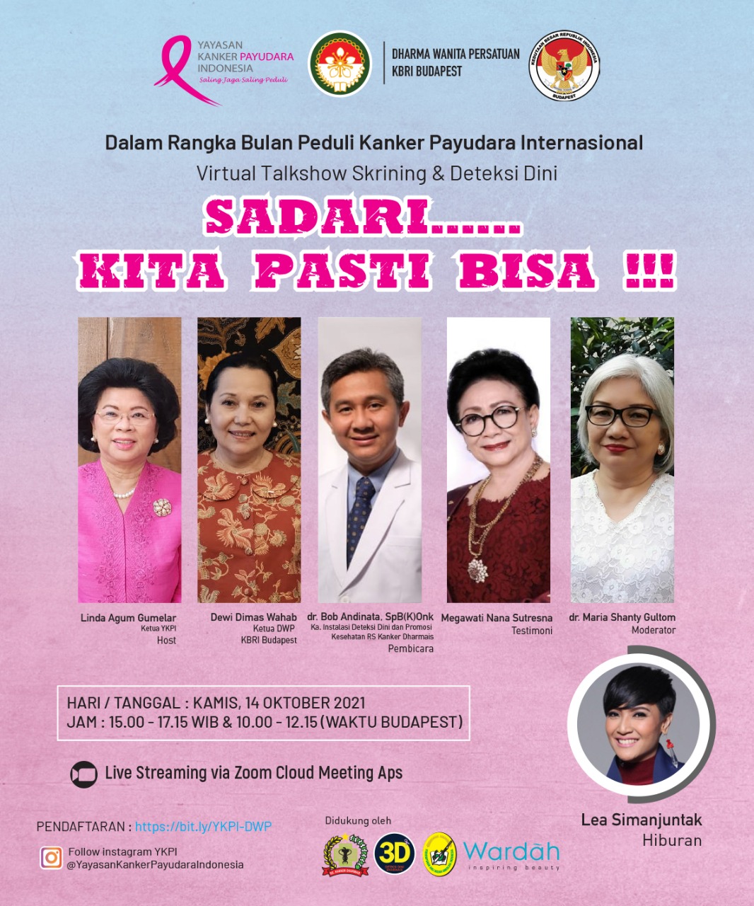 Virtual Talkshow Skrining & Deteksi Dini: SADARI, Kita Pasti Bisa!
