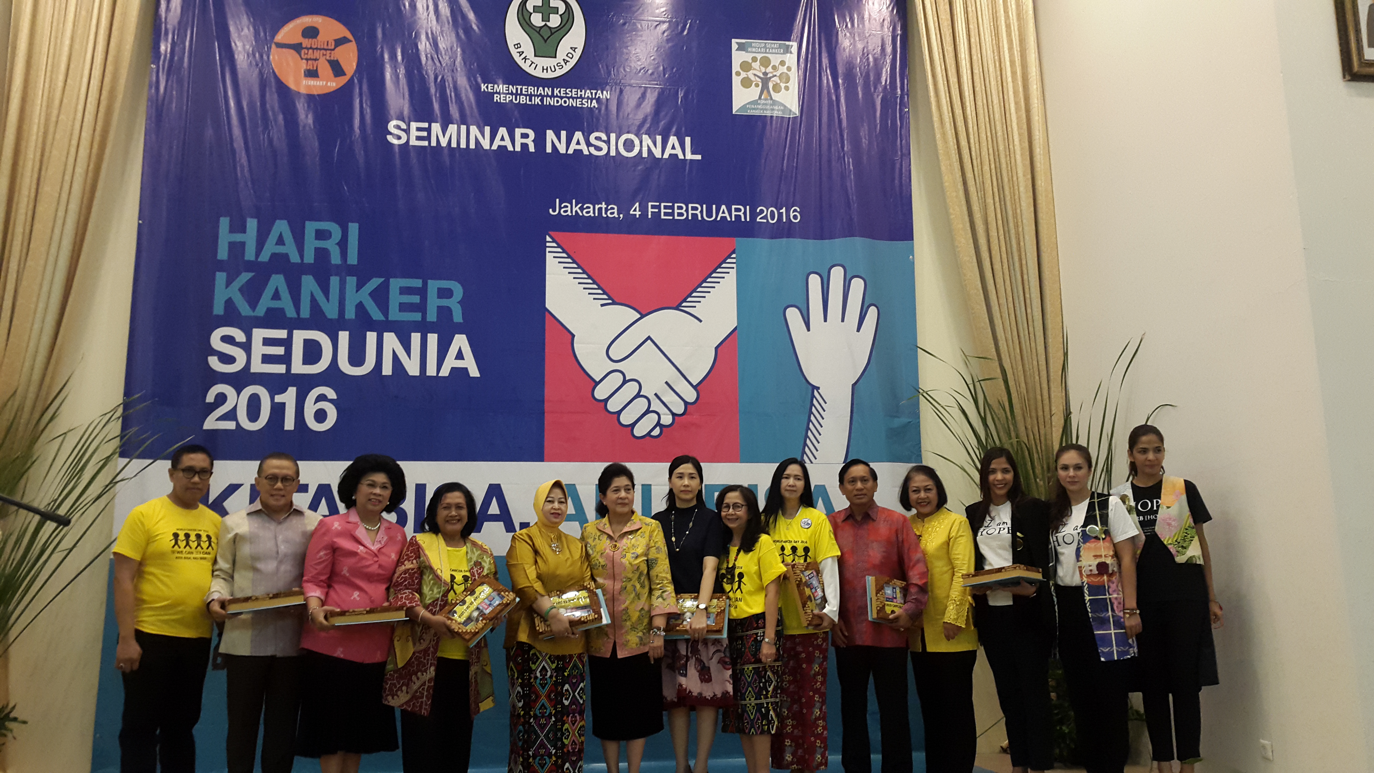 YKPI menghadiri acara hari kanker sedunia 2016 