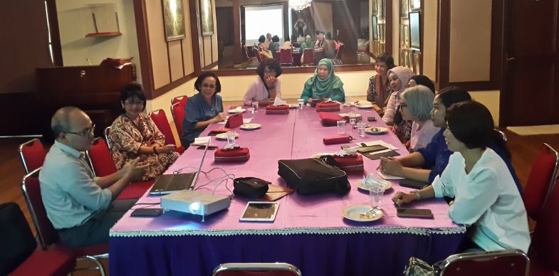 Para Survivors Pitapink dan Pengurus YKPI berkumpul bersama dalam belajar membuat Blog bersama Bpk. Eko yang kebetulan istri beliau juga pasien kanker payudara.