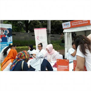 Kegiatan YKPI hari Minggu, 24 September 2017, mendatangkan mobil Mammografi di Gedung BNI 46. Kegiatan ini diperuntukkan bagi para karyawati BNI 46. .dan  24 September 2017. Ibu Linda Agum Gumelar  membuka Acara 