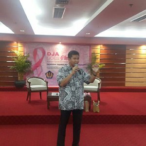 26 September 2017. Sosialisasi deteksi dini kanker payudara kerjasama YKPI dengan Psrsatuan Dharma Wanita Direktorat Jenderal Anggaran Departemen Keuangan. Menghadirkan narasumber ibu Linda Agum Gumelar dan dr. Bob Andinata, Sp.B(K)Onk .