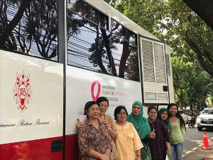 18 oktober 2017, Pemeriksaan mammografi untuk anggota Gerakan Pemberdayaan Suara Perempuan GPSP) di Polim.