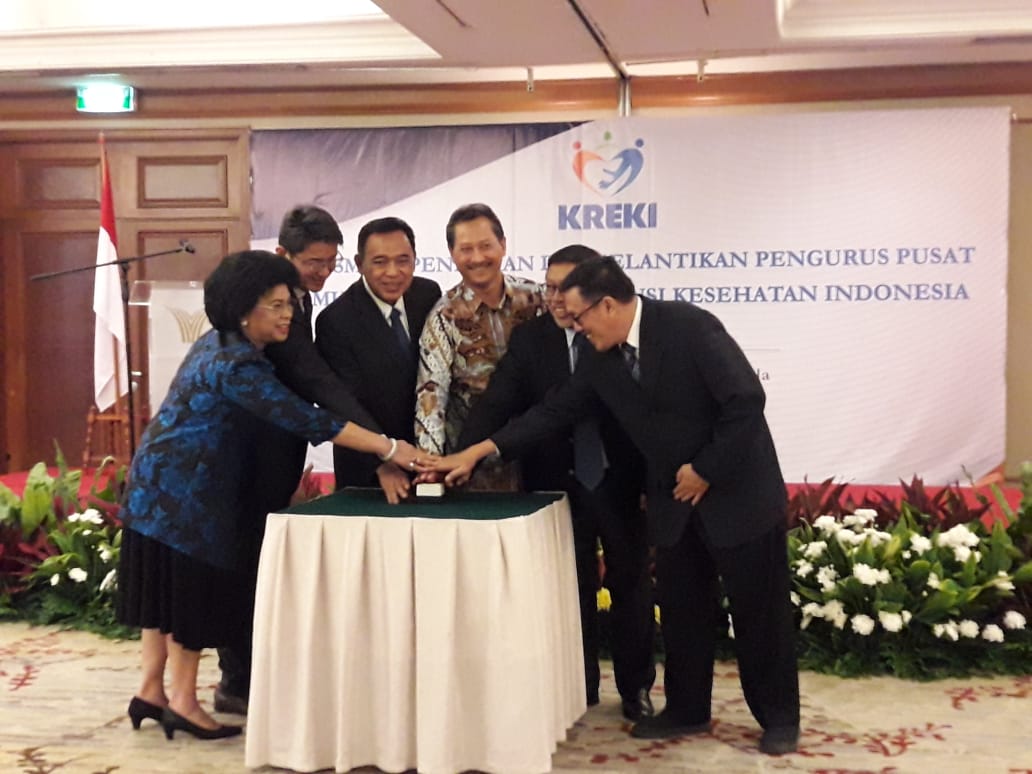 Linda Agum Gumelar dilantik sebagai Wakil Ketua Dewan Pembina Komunitas Relawan Emergensi Kesehatan Indonesia (Kreki) periode 2019-2023